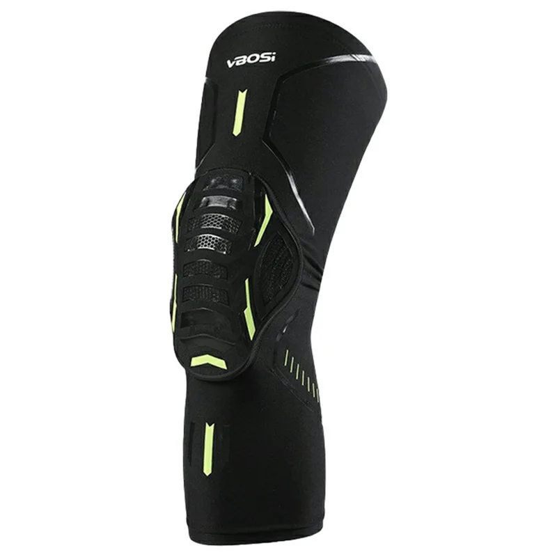 VBOSI 6024V 1Pc 45cm Sports Knee Pad Honeycomb EVA Foam Protective Gear for Basketball / Running / Cycling, L Size - Black