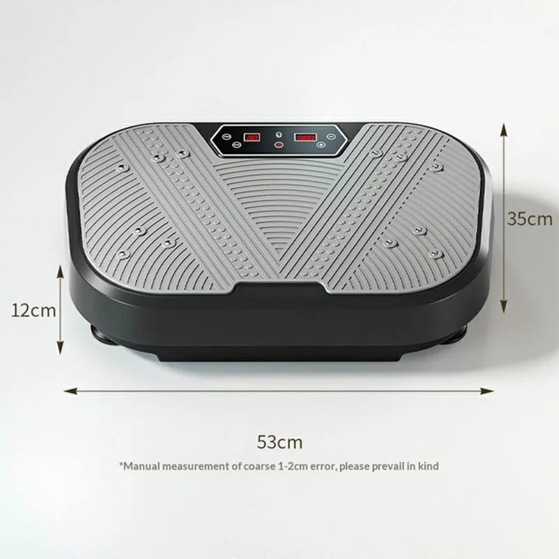 SZJ-04 Vibration Plate Machine Home Body Shaping Fat Burning Exercise Fitness Equipment EU Plug - Grey