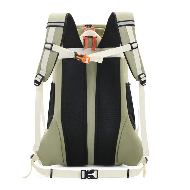 FREE KNIGHT FK0398 40L Mochila de Viagem ao Ar Livre para Escalada e Caminhada em Tecido Oxford - Verde Claro