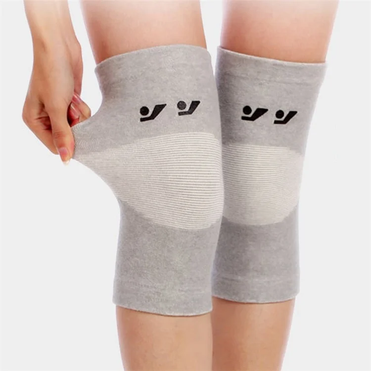 1Pc Breathable Knee Sleeve Elastic Bamboo Charcoal Knee Brace Support Pad Cover Knee Protector - S