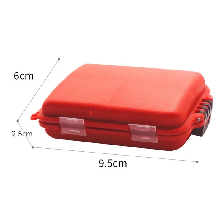 10 Compartments Fishing Lure Box Bait Storage Case Fishing Tackle Storage Tray Hooks Organizer - Black