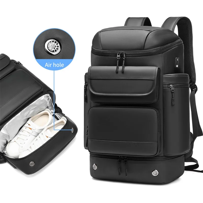 OUTWALK 7716-2 36-55L Zaino Impermeabile Borsa a Spalla da Outdoor con Strato Termico in Oxford+Poliestere