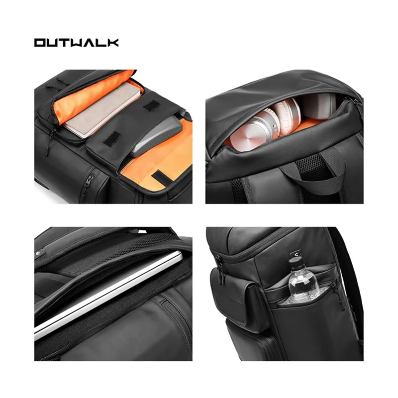 OUTWALK 7716-2 36-55L Zaino Impermeabile Borsa a Spalla da Outdoor con Strato Termico in Oxford+Poliestere