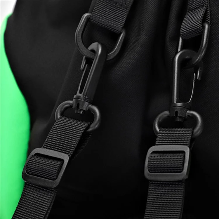 TAIDING Z16 Mochila con cordón de nailon Baloncesto Bolsa de almacenamiento Hombros Bolsa de cuerdas Mochila con cordón - Verde