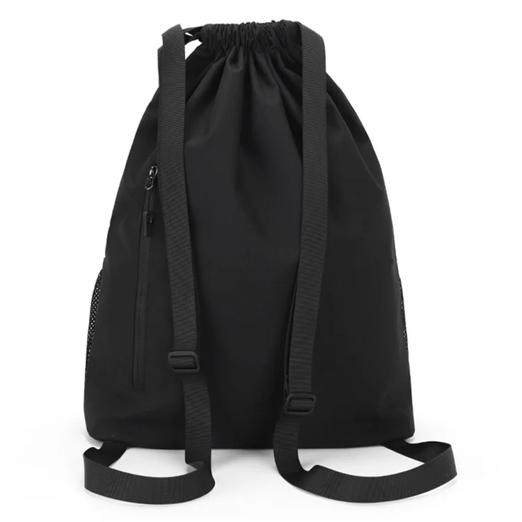 TAIDING Z16 Mochila con cordón de nailon Baloncesto Bolsa de almacenamiento Hombros Bolsa de cuerdas Mochila con cordón - Verde