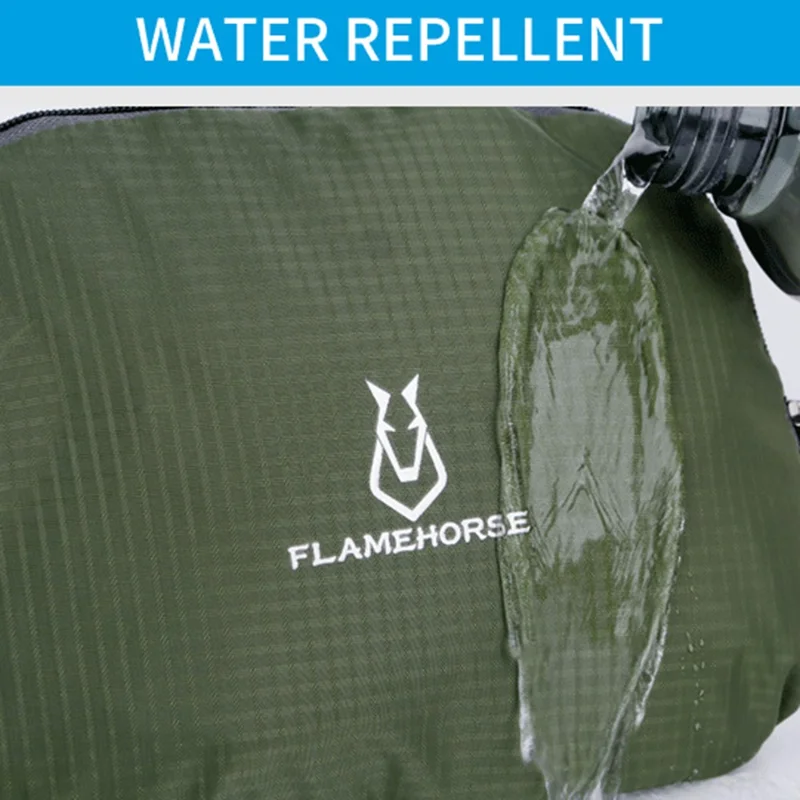 FLAMEHORSE k66 Mochila Impermeable de Tela Oxford Casual de Viaje Deportiva Plegable - Azul