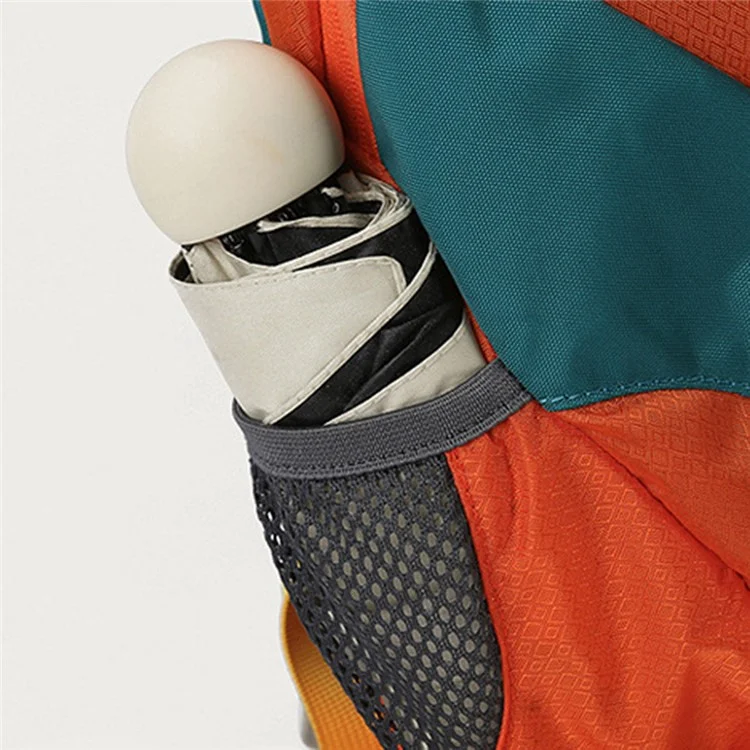 TAIDING 8225 Mochila para Niños y Adolescentes, Mochila de Viaje Escolar Rucksack de Nylon+Poliéster, Bolso de Hombro, Tamaño S - Naranja