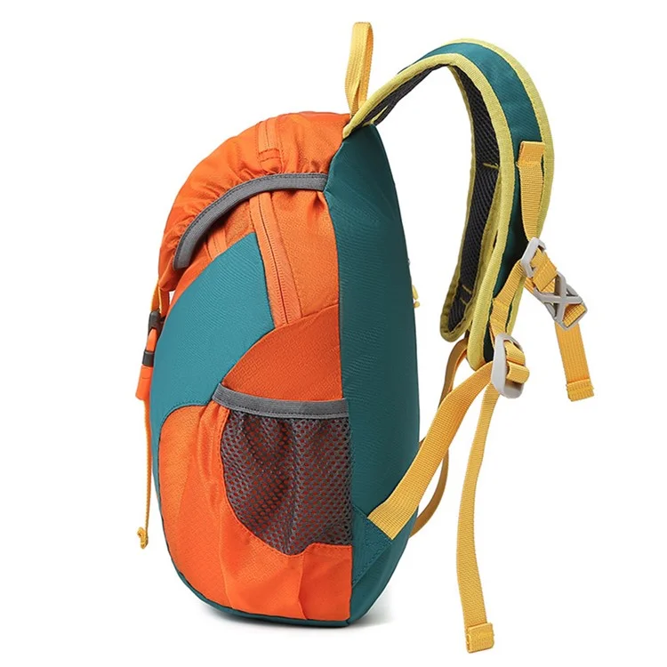 TAIDING 8225 Mochila para Niños y Adolescentes, Mochila de Viaje Escolar Rucksack de Nylon+Poliéster, Bolso de Hombro, Tamaño S - Naranja