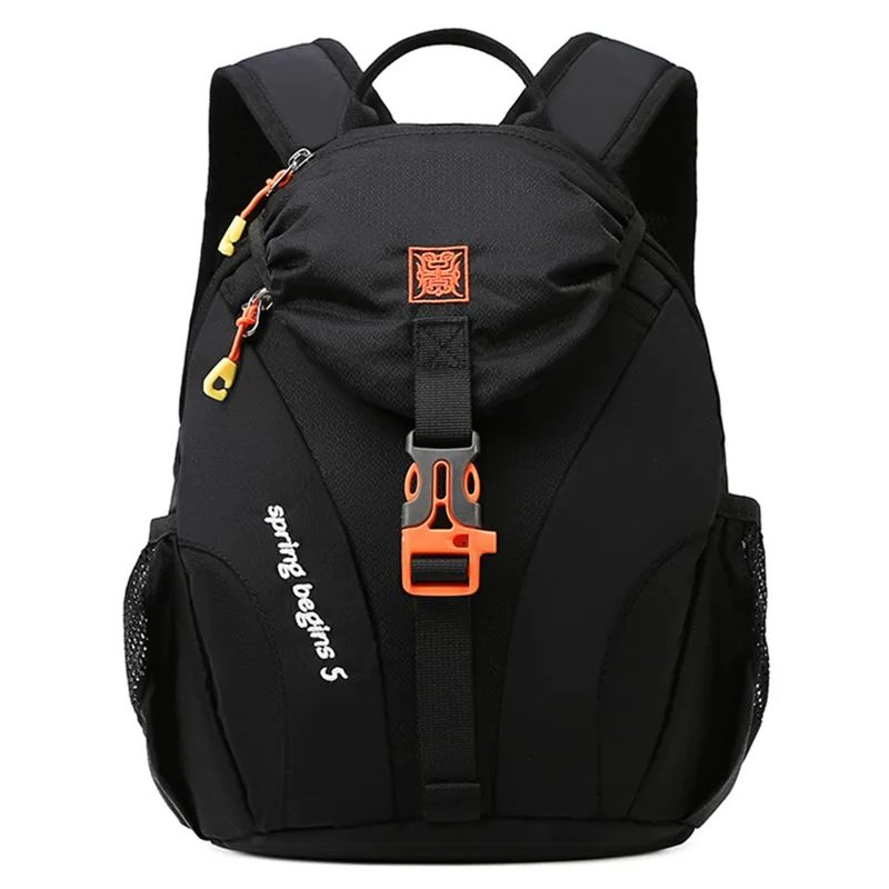 TAIDING 8225 Kinder- en tienerrugzak Reis- en schoolrugzak Nylon+Polyester schoudertas, maat S - Zwart