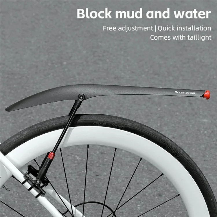Westbimal YP0714030 Road Bike Front Kotflügel PP Schnellfreisetzung Fahrradmotivierung