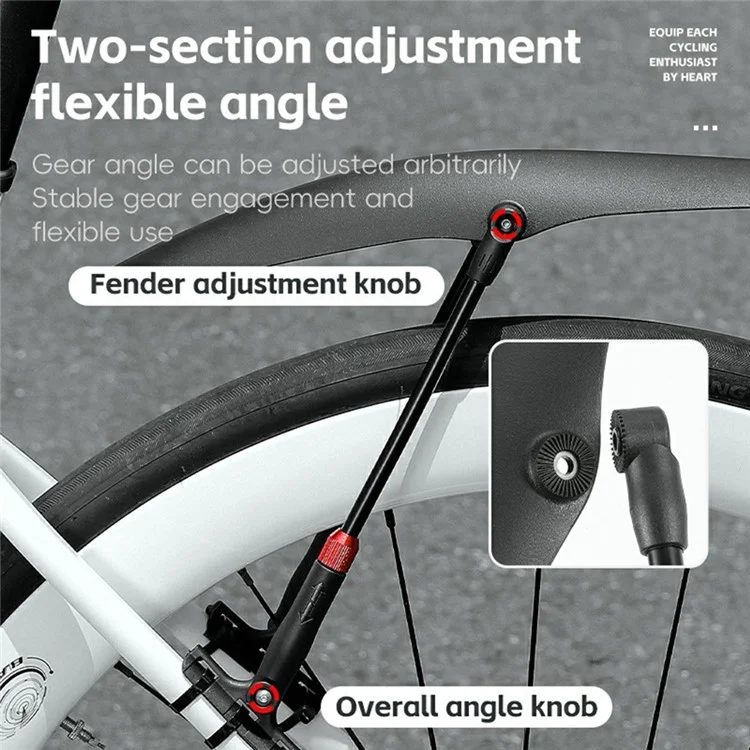 Westbimal YP0714030 Road Bike Front Kotflügel PP Schnellfreisetzung Fahrradmotivierung