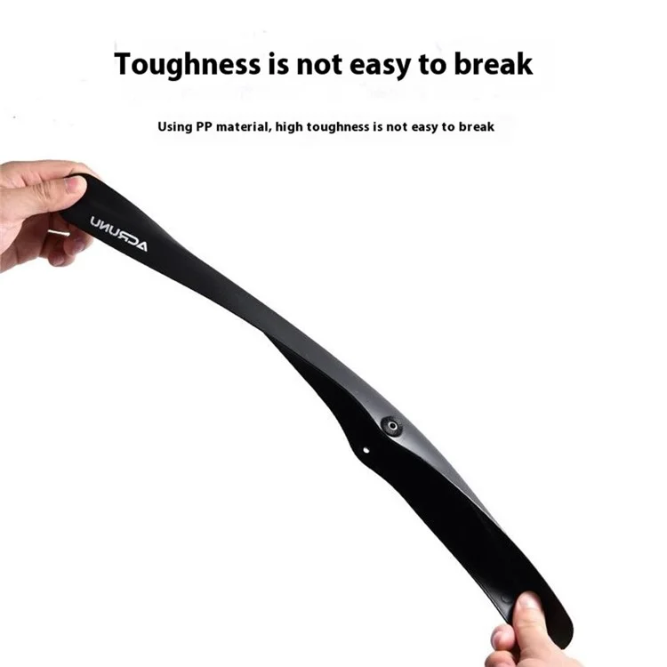 ACRUNU Bicycle Front Fender Adjustable Road Bike Mudguard with Aluminum Alloy Support Rod