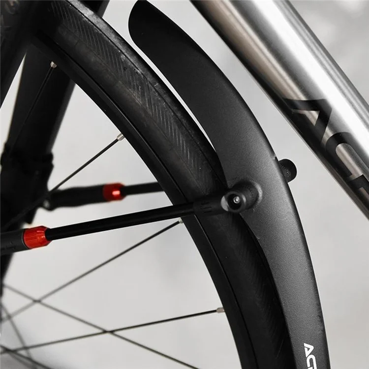 ACRUNU Bicycle Front Fender Adjustable Road Bike Mudguard with Aluminum Alloy Support Rod