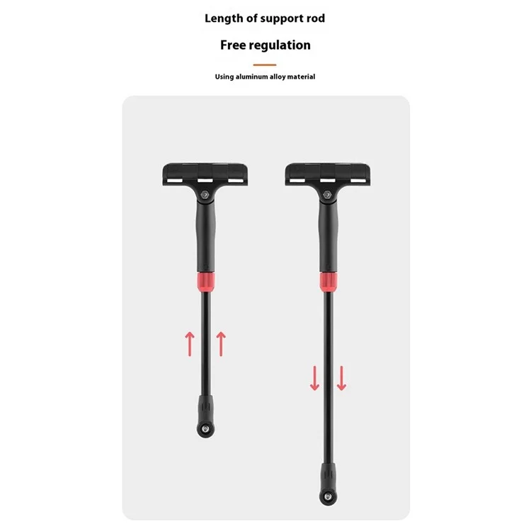 ACRUNU Bicycle Front Fender Adjustable Road Bike Mudguard with Aluminum Alloy Support Rod