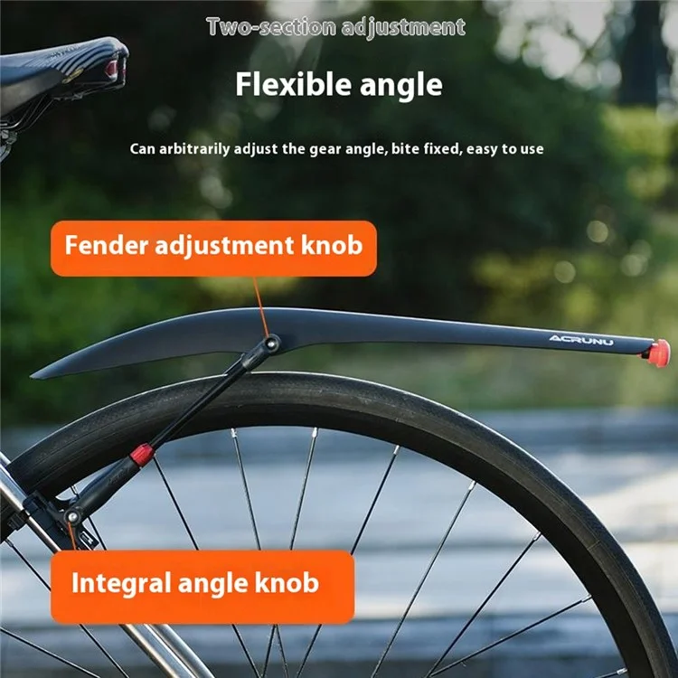 ACRUNU Bicycle Arrière Fender Plastique Plastique Road Vélo