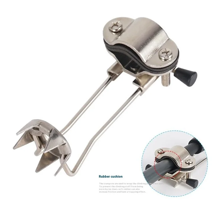 Crampon anti-dérapant en acier inoxydable pour bâton de randonnée, pointe de canne fixe pour l'hiver AL632453105065