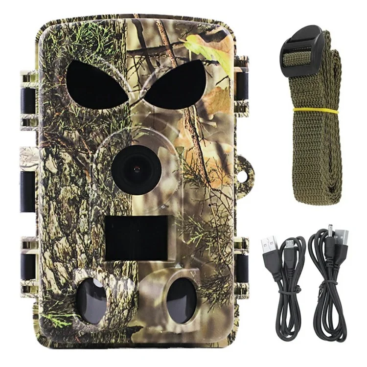 PR8000 Caméra de Chasse Extérieure 8K WiFi 60MP Ultra HD Vision Nocturne Pistage Animalier Caméra Compact de Poche