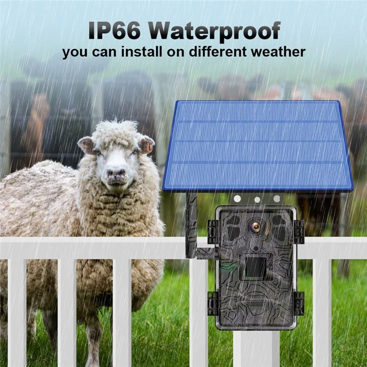 H6 PIR Motion Detection Waterproof Hunting Camera Remote Viewing Night Vision Trail Cam (European Version) - Dark Green