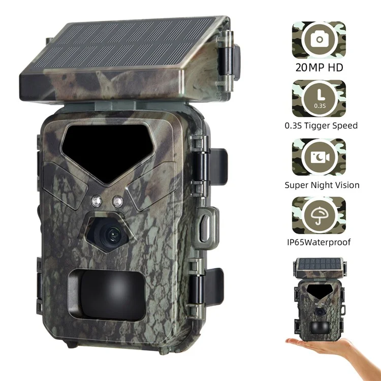 Mini700 Câmera Infravermelha de 20MP / 1080P Câmera de Rastreamento para Caça e Vida Selvagem