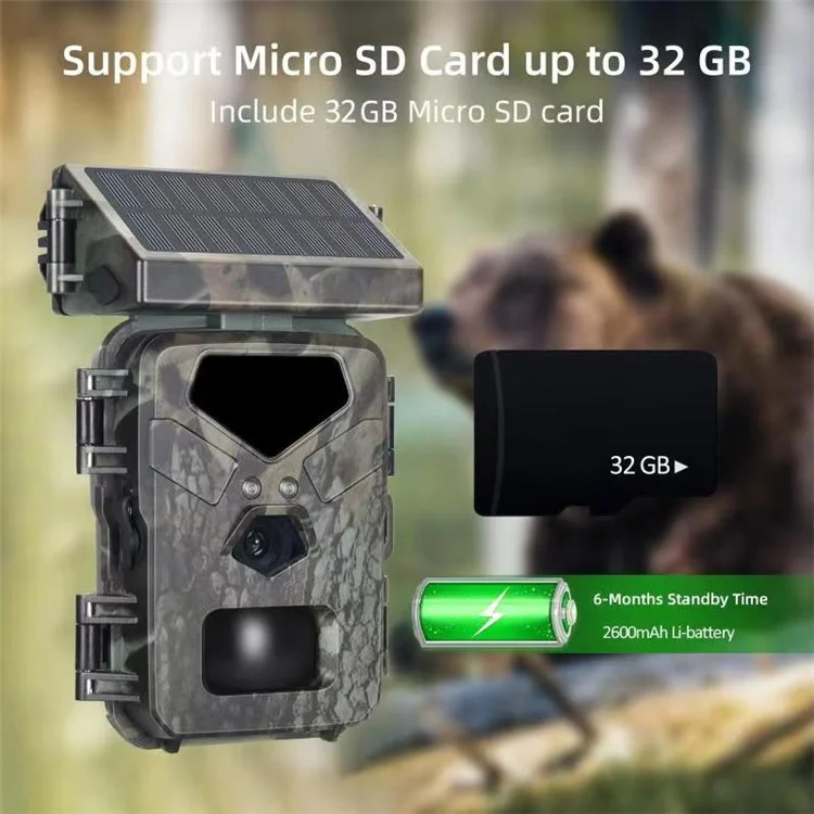 Mini700 Câmera Infravermelha de 20MP / 1080P Câmera de Rastreamento para Caça e Vida Selvagem