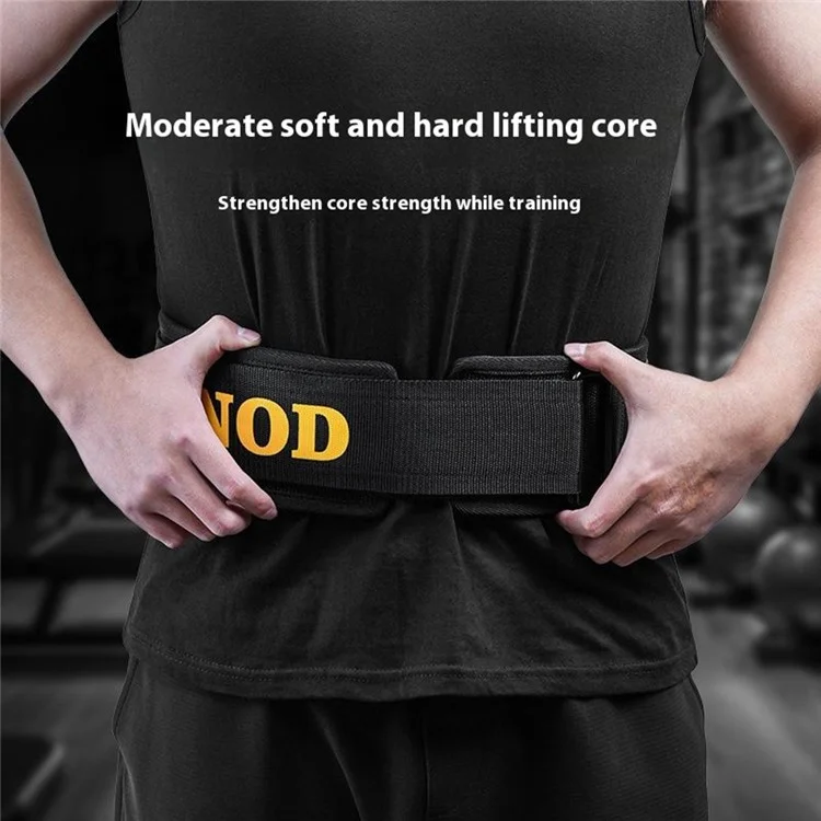 GOUNOD HY021 Ceinture de Musculation Support Lombaire pour Haltérophilie Squat Soulevé de Terre - Noir S