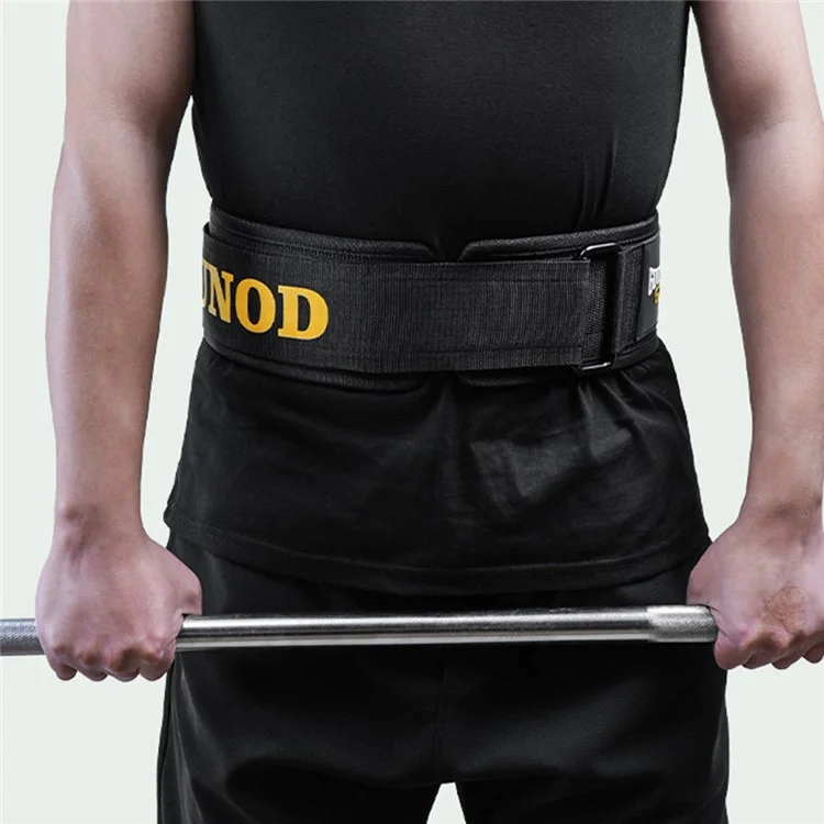 GOUNOD HY021 Ceinture de Musculation Support Lombaire pour Haltérophilie Squat Soulevé de Terre - Noir S