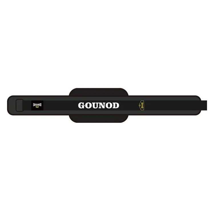 GOUNOD HY022 Ceinture de levage de poids Squat Soulevé de terre Support dorsal Équipement de musculation - Noir / S