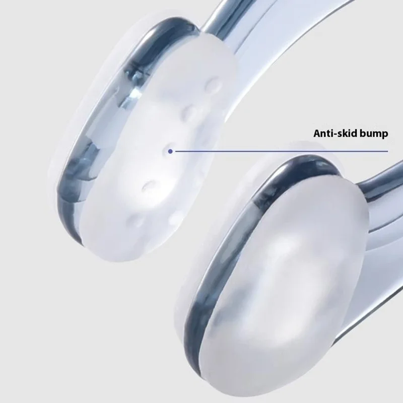 3D Particle Design Professional Anti Choke Swimming Pool Training Nose Clip for Adult Children - Black