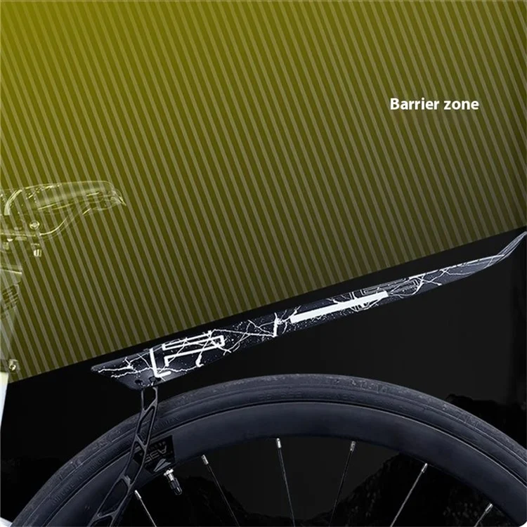ENLEE Bike Fender Universal Rear Fork Mudguard Road Bike Rear Wheel Splash Guard MGH Fender - Style B