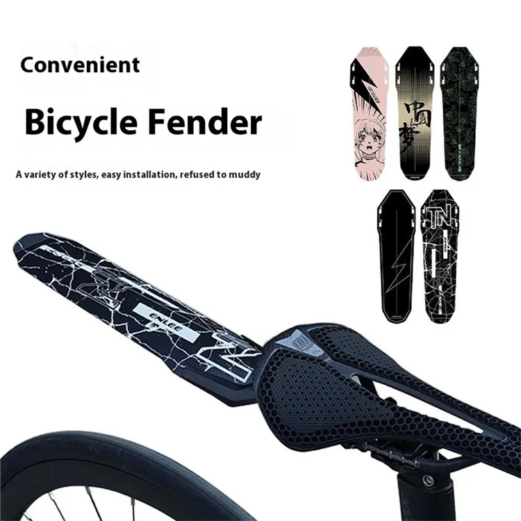 ENLEE E22141 Parafango per Bicicletta con Angolo Regolabile, Protezione Antispruzzi Posteriore per Bici da Strada e Mountain Bike - Montaggio su Sella / Stile A