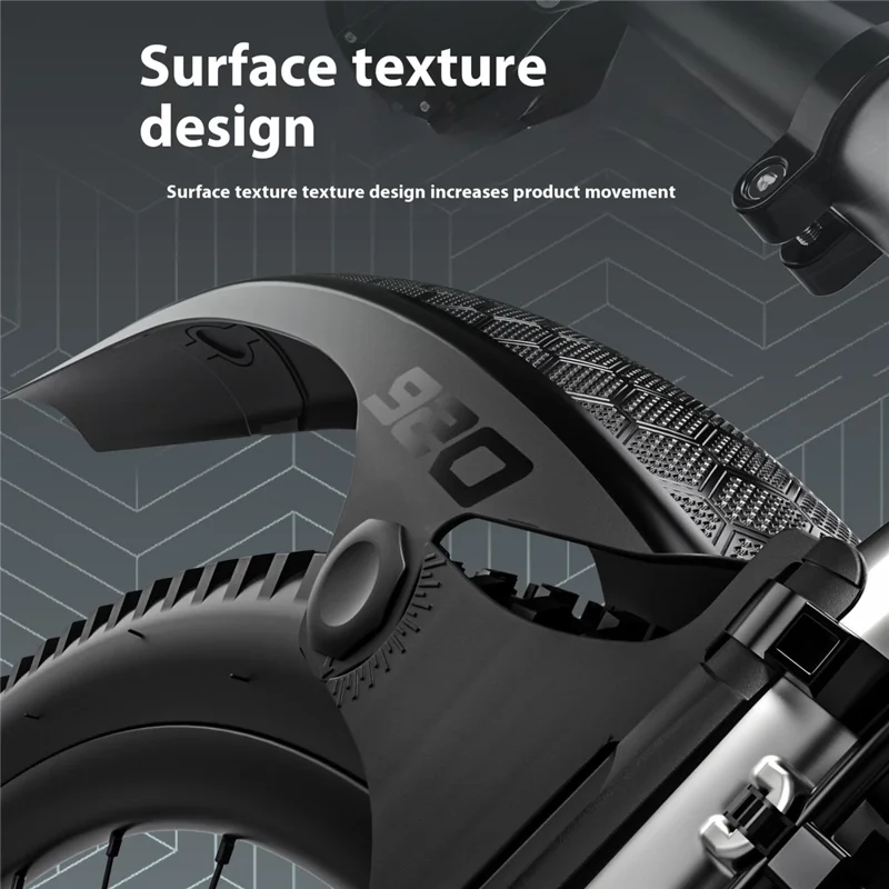 ENLEE E22137 For Mountain Bike Mudguard Textured Surface Quick Release Bicycle Fender
