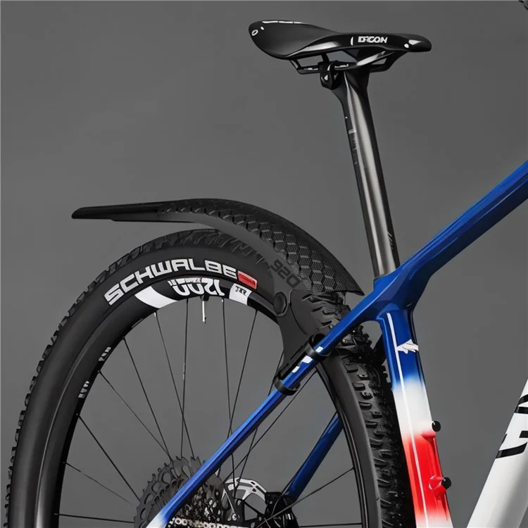 ENLEE E22137 For Mountain Bike Mudguard Textured Surface Quick Release Bicycle Fender
