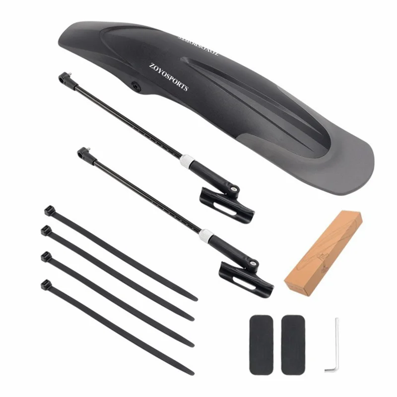 ZOYOSPORTS ZY-899 Mountain Bike Fender Quick Release 26 27.5 29 Inch Universal PP+PET Mudguard - Rear Fender