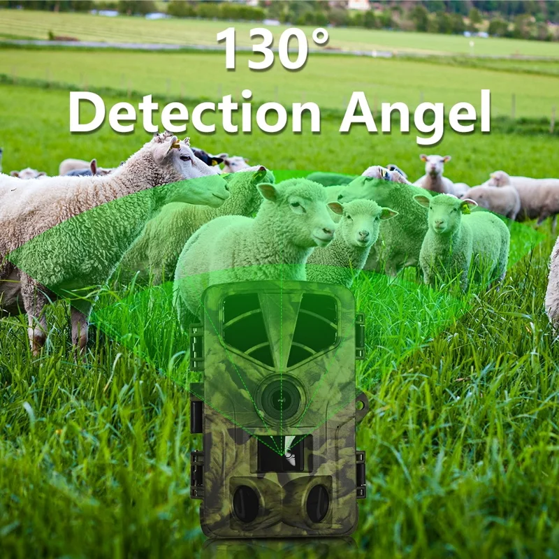 PR906W 5K Fotocamera di sorveglianza per la fauna selvatica con visione notturna, controllo WiFi tramite app