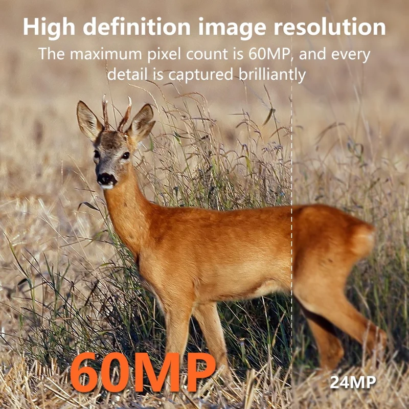 PR906W 5K Fotocamera di sorveglianza per la fauna selvatica con visione notturna, controllo WiFi tramite app