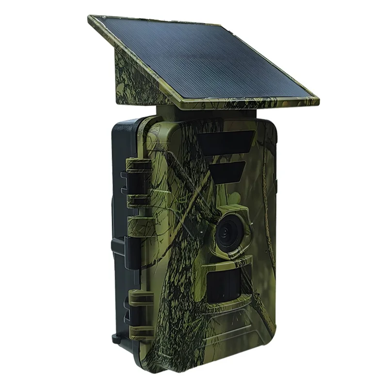 PR903W Caméra de chasse solaire extérieure 8K 60MP WiFi Vision nocturne infrarouge Caméra de sentier