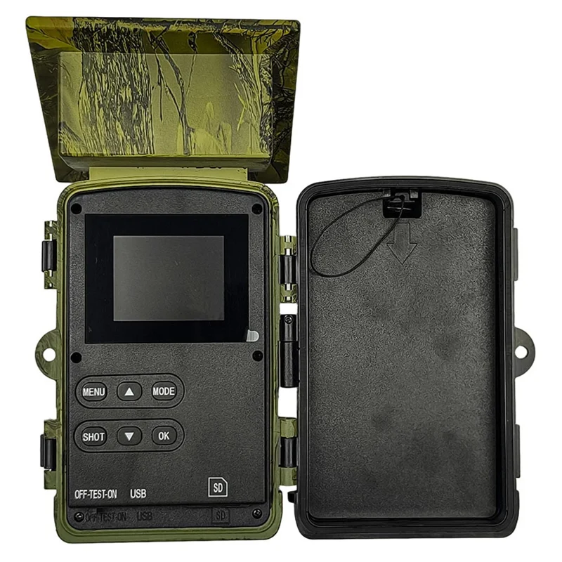 PR903W Caméra de chasse solaire extérieure 8K 60MP WiFi Vision nocturne infrarouge Caméra de sentier