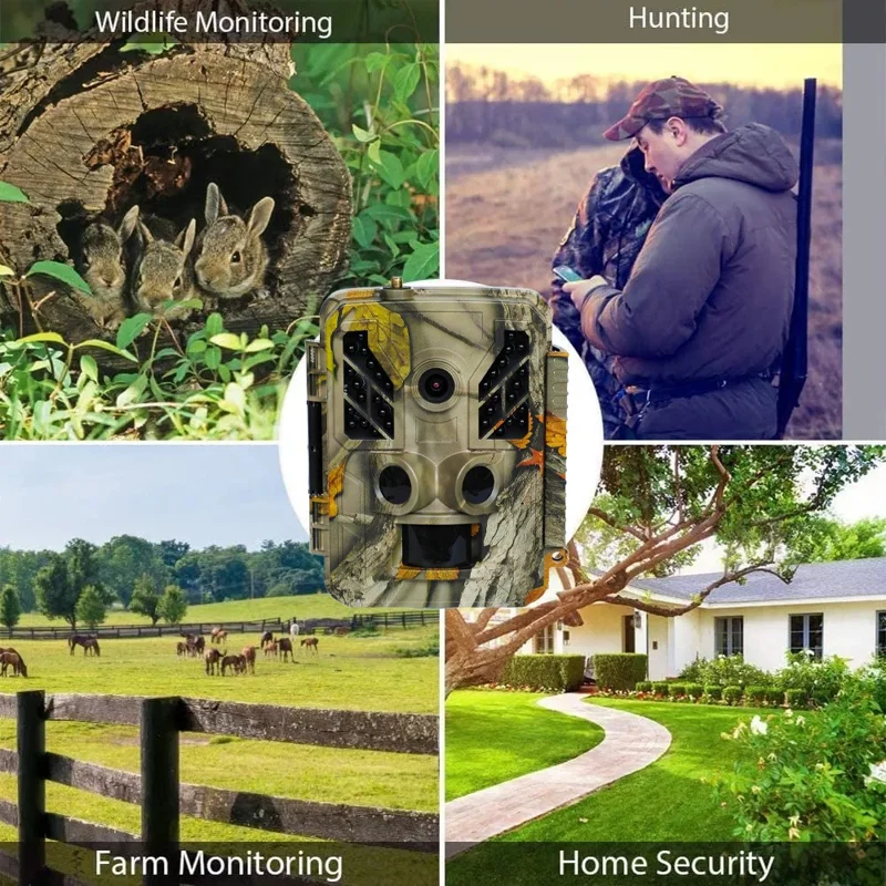 Fotocamera per tracciamento BST883C 4G con visione notturna a infrarossi per monitoraggio animali durante la caccia