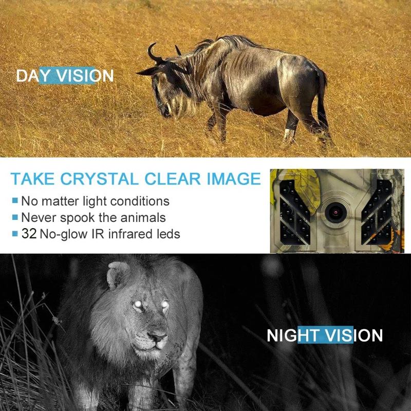 Fotocamera per tracciamento BST883C 4G con visione notturna a infrarossi per monitoraggio animali durante la caccia