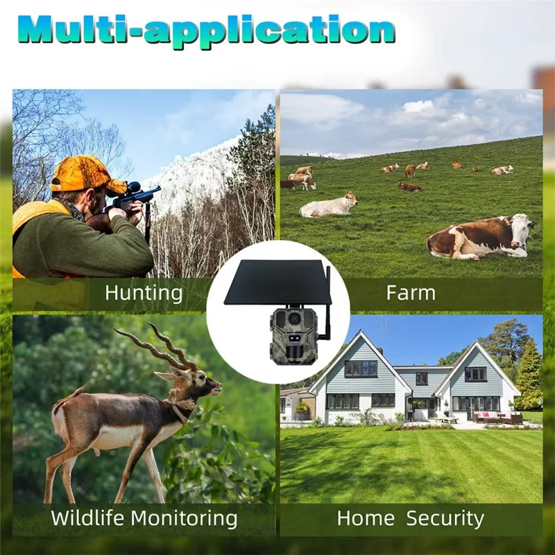 MINI900Pro Caméra de Chasse Extérieure 24MP Enregistrement Vidéo 2,7K Étanche IP65 Vision Nocturne Caméra de Sentier