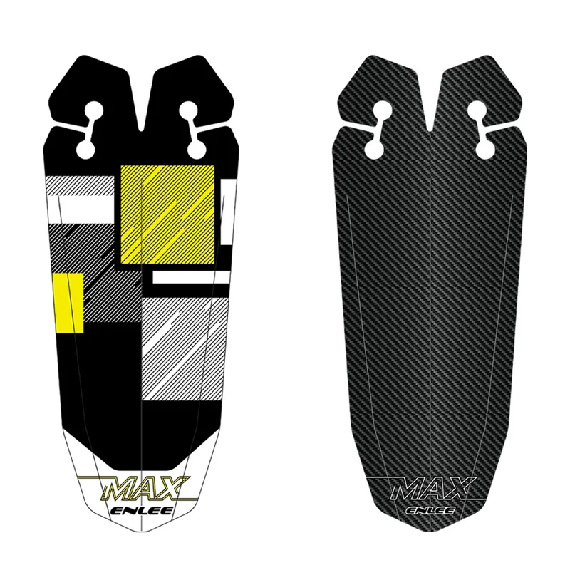 ENLEE MAX-S1 Selle de vélo Garde-boue Garde-boue arrière Ultra léger Guard de pluie pour route, VTT - Motif graffiti