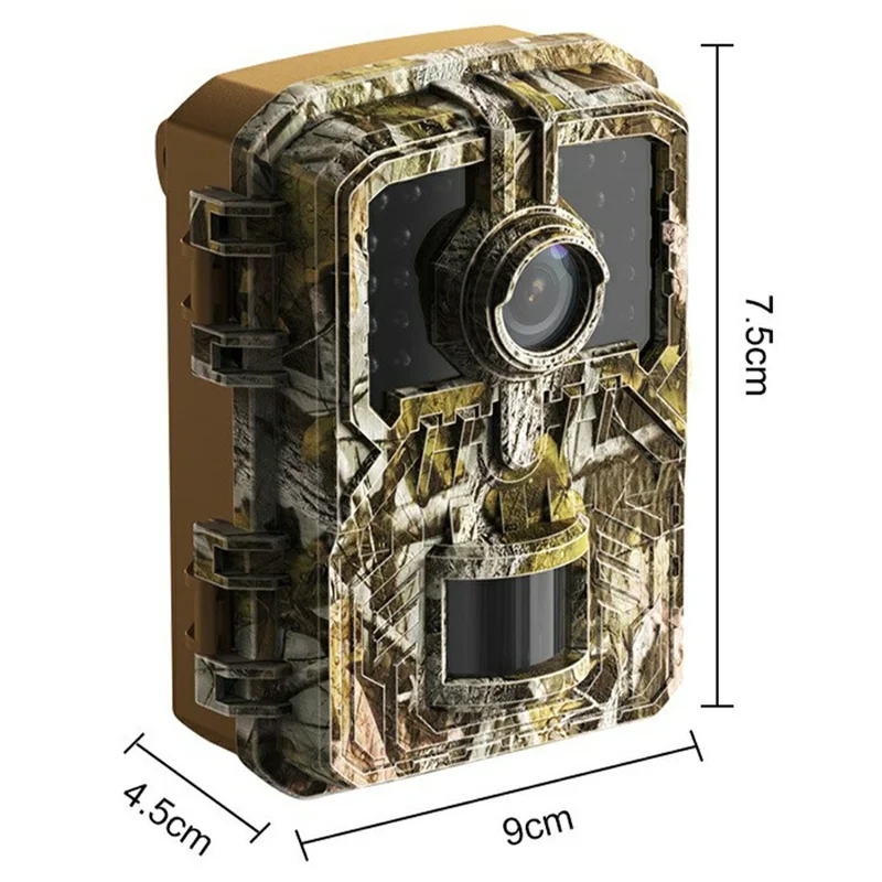 DL003 Охотничья камера HD, инфракрасная камера для записи дикой природы, водонепроницаемая камера ночного виденья с датчиком движения PIR
