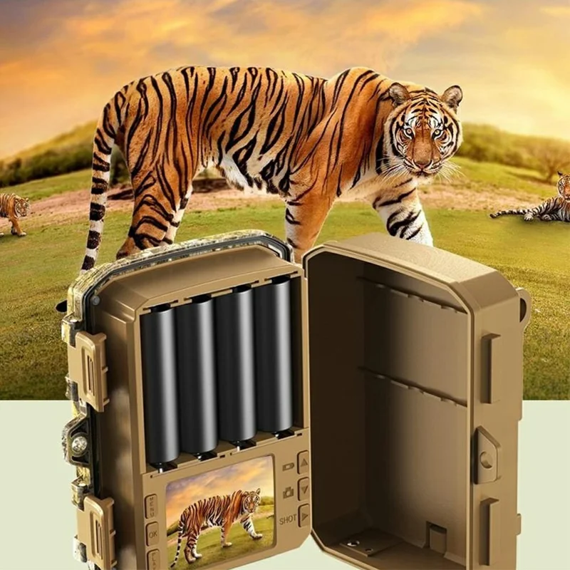 DL003 Охотничья камера HD, инфракрасная камера для записи дикой природы, водонепроницаемая камера ночного виденья с датчиком движения PIR