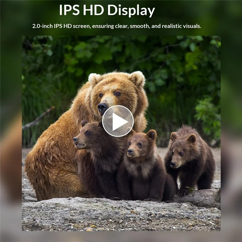 Câmara de Caça Infravermelha DL002, Câmara HD com Visão Noturna, à Prova de Água, de Ângulo Amplo, para Monitorização de Vida Selvagem