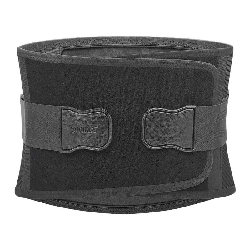 Cinturón Lumbar de Soporte AOLIKES 7898, Cinturón de Compresión Transpirable para Fitness, Soporte Lumbar en Forma de Alas - Talla M (Circunferencia de Cintura 65-75 cm) / Negro