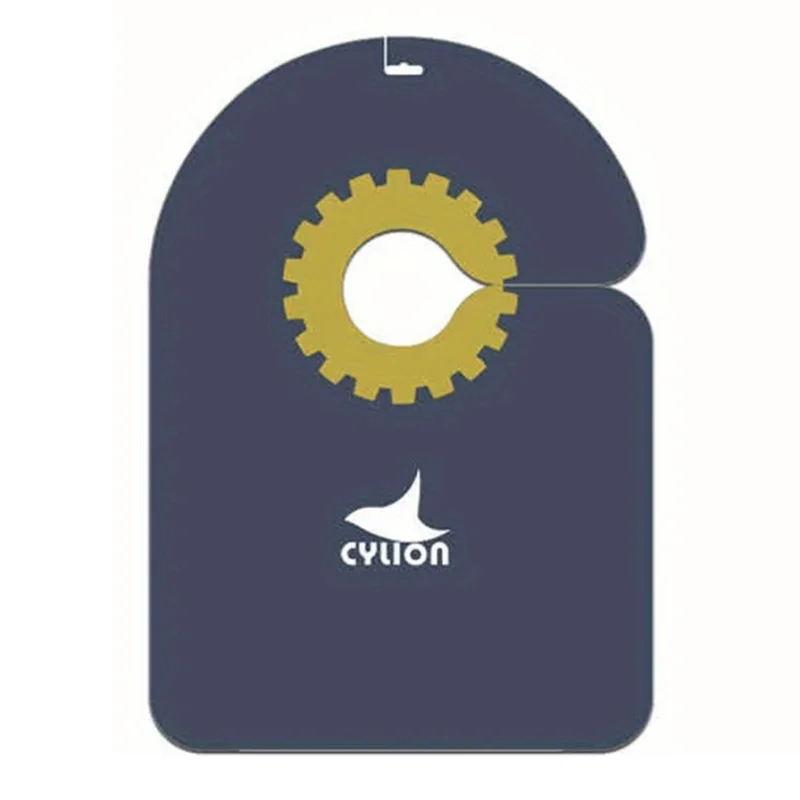 Bicycle Disc Brake Oil Guard Shield PVC Mountain Road Bike Chain Cleaning Protection Plate - Grey