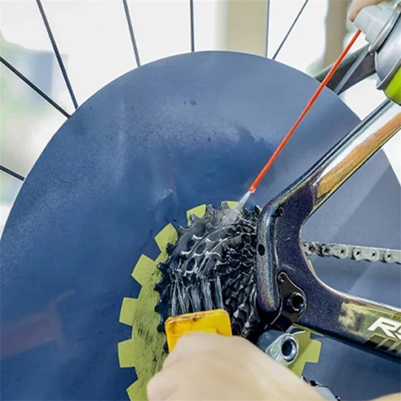 Bicycle Disc Brake Oil Guard Shield PVC Mountain Road Bike Chain Cleaning Protection Plate - Grey