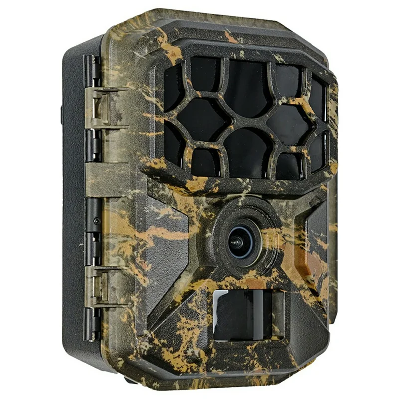 H1W 8K 60MP Trail Camera Solar Panel WiFi Bluetooth-compatible Infrared Hunting Camera with Night Vision for Wildlife Scouting - Camouflage