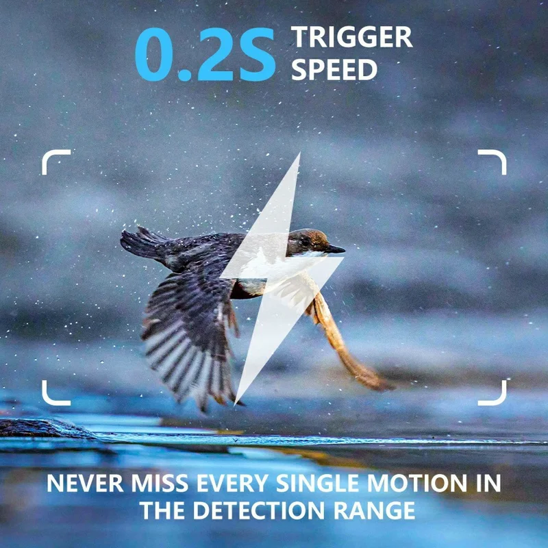 H2W 8K 60MP Trail Camera Solar Panel WiFi Bluetooth-compatible Infrared Hunting Camera with Night Vision for Wildlife Scouting - Camouflage