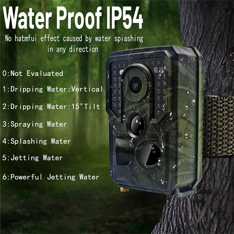 HUNTERCAM PR400 PRO 1080P HD Câmera de Trilha Selvagem 0.8S Gatilho 16MP Câmera de Caça por Infravermelho Indução